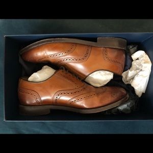 Cole Haan Men’s 7W Kneeland Brogue Wingtip Oxfords